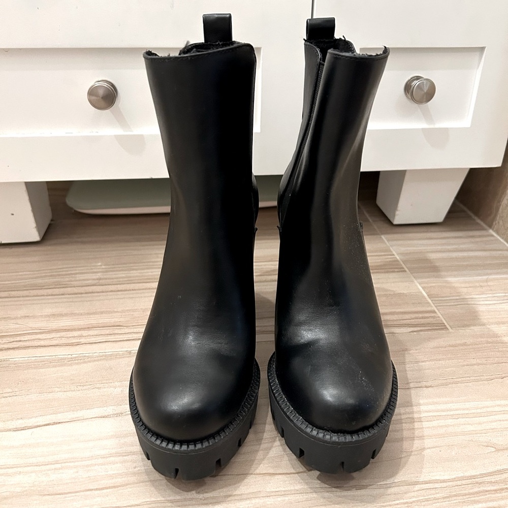 Never worn Charles David black booties